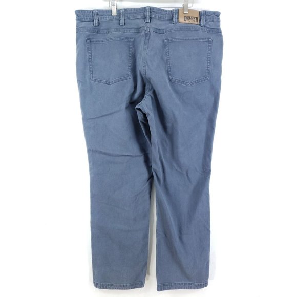 Duluth Trading Co Flex Fire Hose Pants Men's Size 44/34 Gray Gusseted - Picture 3 of 9